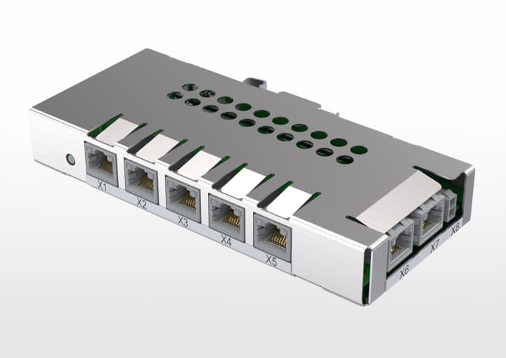 ABB機器人配件 ABB配件原廠型號 3HAC059187-001 DSQC1035 Ethernet switch