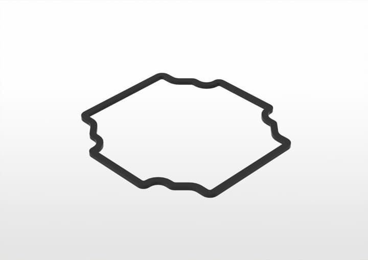 ABB配件Gasket MT100X Box 原廠型號3HAC072853-001 ABB配件官方質保 - ABB機器人配件大全