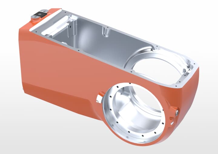 ABB配件Housing - 900mm, Foundry, Orange 原廠型號(hào)3HAC059722-003 ABB配件官方質(zhì)保 - ABB機(jī)器人配件大全