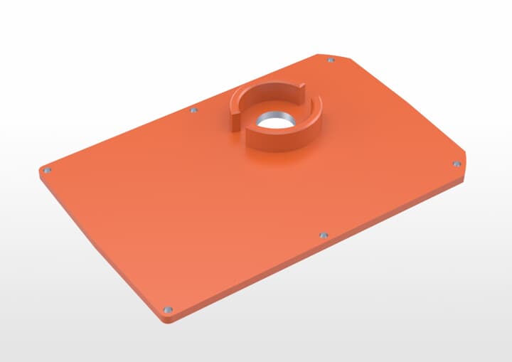 ABB配件Base back cover, bottom, Foundry, Orange 原廠型號(hào)3HAC059675-002 ABB配件官方質(zhì)保 - ABB機(jī)器人配件大全