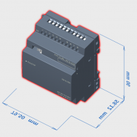 西門子PLC可編程控制器 LOGO! DM 230R 用于 LOGO！8 PLC 擴(kuò)展模塊|6ED1055-1FB10-0BA2