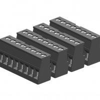 SIMATIC S7-1200，備件 鍍鋅輸入/輸出接線盒 CPU 1211C/1212C 輸出側(cè) （4 件每件含 8 螺釘）