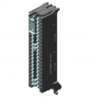 SIMATIC S7-1500，前連接器 以 Push-In 技術包裝，40針， 針對 35mm 寬模塊 包括 4 個電位橋接 和束線帶