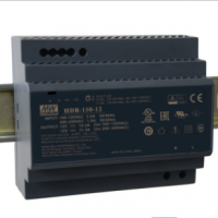 明緯150W超薄階梯型DIN導軌型電源  HDR-150-48  直流電壓48V