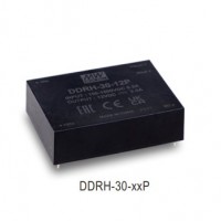 meanwell明緯 直流/直流 導軌式 30W高可靠150~1500Vdc超寬輸入DC-DC轉換器 DDRH-30-48P