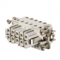 魏德米勒 固定回路插芯 HA系列 - 16A、250V、3 - 48 針 訂貨號 1896780000 / 重載HDC HA 10 FT