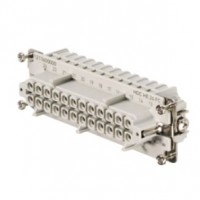 魏德米勒 固定回路插芯 HE 系列 - 16A、500V、6 - 48 針 訂貨號(hào) 1211600000 / 重載HDC HE 24 FC