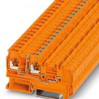 菲尼克斯接線端子 PTIO-IN 2,5/3-LED 24 GN - 啟動器/執行器接線端子  物料號：3244561