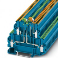 菲尼克斯接線端子  UTT 2,5-2MT BU - 刀閘分斷接線端子  物料號：3044680