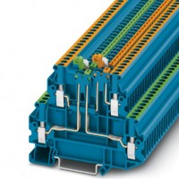 菲尼克斯接線端子  UTT 2,5-2MT-P/P BU - 刀閘分斷接線端子  物料號：3044671