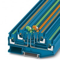 菲尼克斯接線端子  PTT 2,5-2MT BU - 刀閘分斷接線端子  物料號：3210265