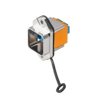 魏德米勒 接插件 RockStar?ModuPlug  工業以太網  訂貨號  1058150000 / 光纖連接器法蘭轉接座，V14型，適用LC單模