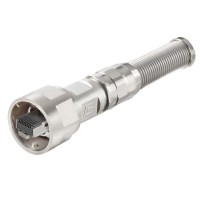 魏德米勒 接插件 RockStar?ModuPlug  工業以太網  訂貨號  1963150000  / 卡口式以太網接口，帶線夾