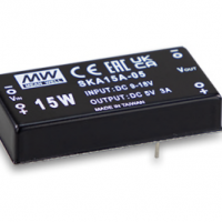 meanwell明緯  9.9~15W DC-DC穩壓單組輸出轉換器     SKA15 B-033