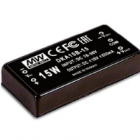 meanwell明緯  15W DC-DC穩(wěn)壓雙組輸出轉(zhuǎn)換器      DKA15A-12